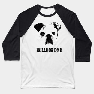 English Bulldog Dad Baseball T-Shirt